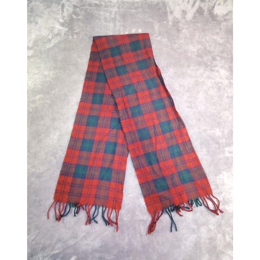 Christian Dior Cashluxe Scarf Red Green Made In Korea Za1-50